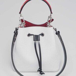 Louis Vuitton White/Black/Scarlet Epi Leather NeoNoe BB Bag